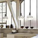 Italienische Design-Pendelleuchte aus Glas für modernes Interieur