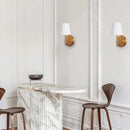 Wandleuchte aus Stoff im Mid-Century-Stil für die Innendekoration