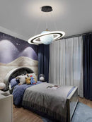 lustre nordique enfant led créatif dessin animé espace planète