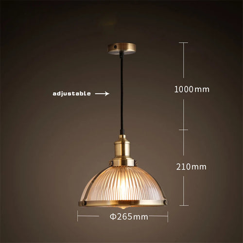 lampe suspendue vintage en verre transparent pour ambiance nostalgique