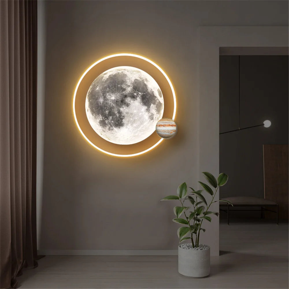 applique murale led télécommandée décorative pour intérieur moderne - vue 4 sur 14