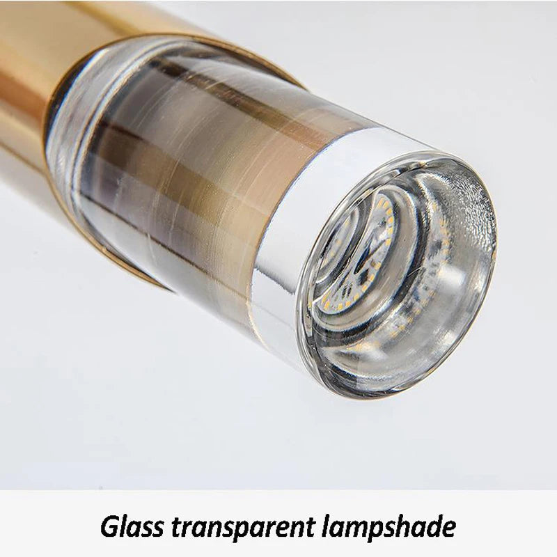 LED-Pendelleuchte aus Glas für moderne Innenbeleuchtung - vue 6 sur 7