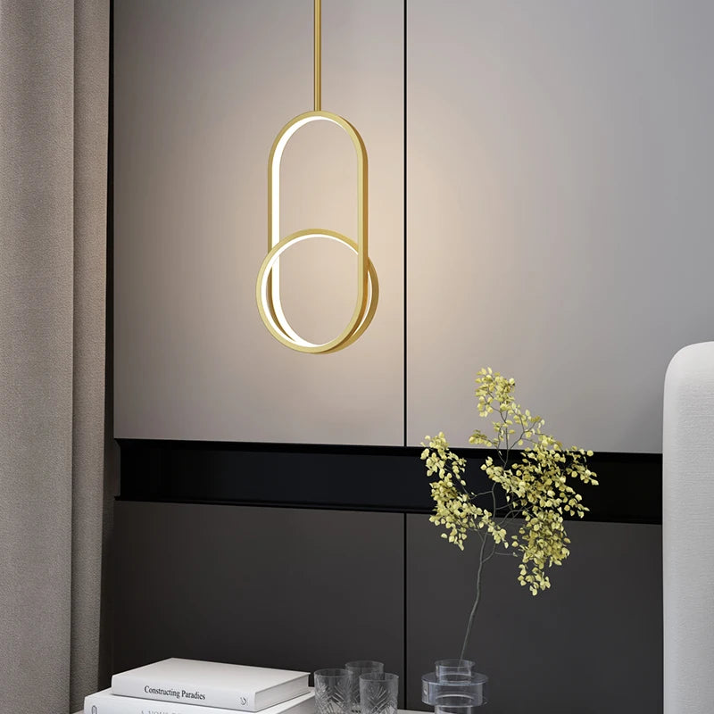 suspension de style moderne minimaliste de luxe - vue 5 sur 8