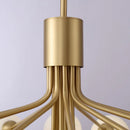 Lustre boule de verre nordique Led or luxe chambre cuisine lampe magique haricot Apiales lustres pour salle à manger café éclairage