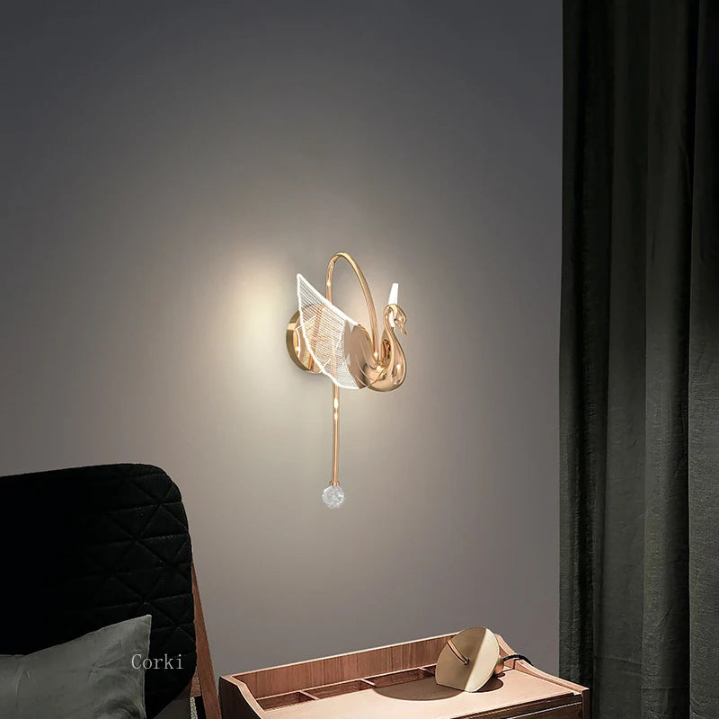 LED-Wandleuchte nordisch Design Luxus für elegantes Interieur - vue 4 sur 8
