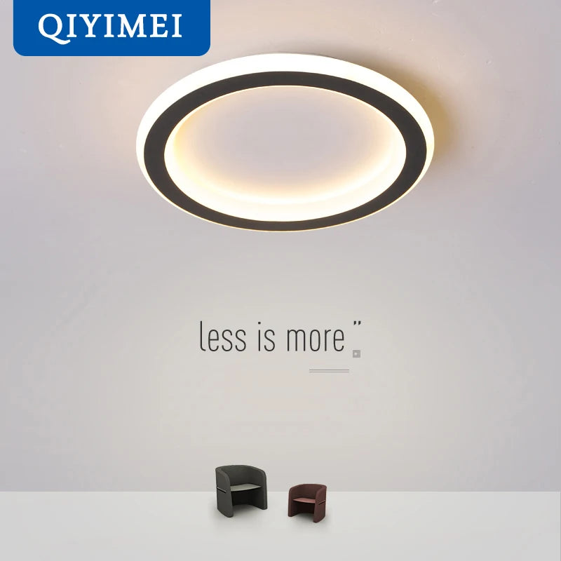 plafonniers led ronds et carrés pour intérieur luminaire simple