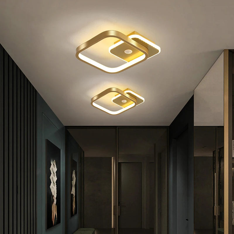 LED-Deckenleuchte mit Bewegungsmelder für den Innenbereich - vue 3 sur 12