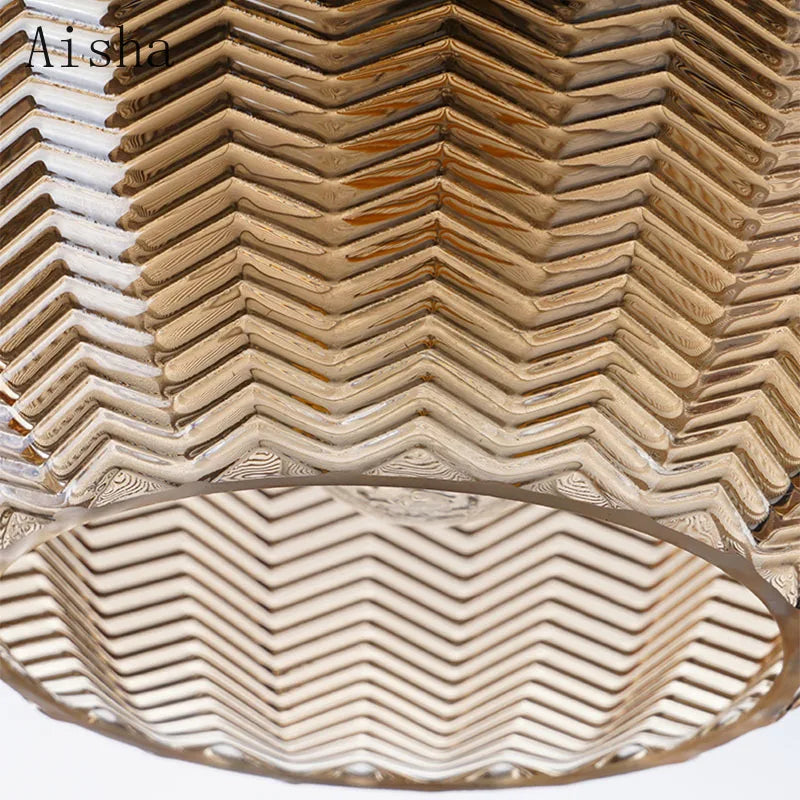 suspension en verre style nordique pour décoration intérieure - vue 7 sur 15