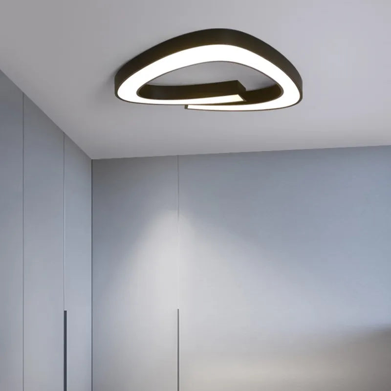Plafonnier Led Simple en fer acrylique - vue 4 sur 5