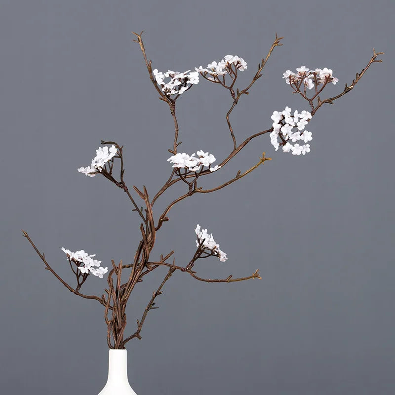 branche de fleurs artificielles de cerisier pour décoration automnale - vue 3 sur 17