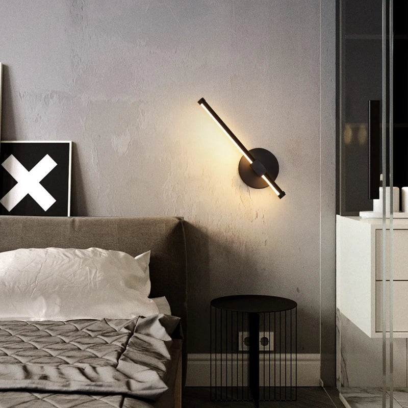 Moderne und schlichte Nachttischlampe für Hotel- und TV-Beleuchtung - vue 6 sur 10