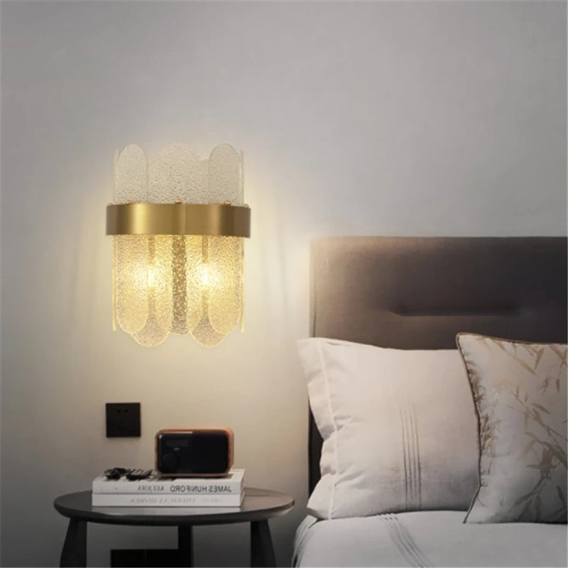 applique murale led nordique en verre design créatif et moderne - vue 5 sur 8