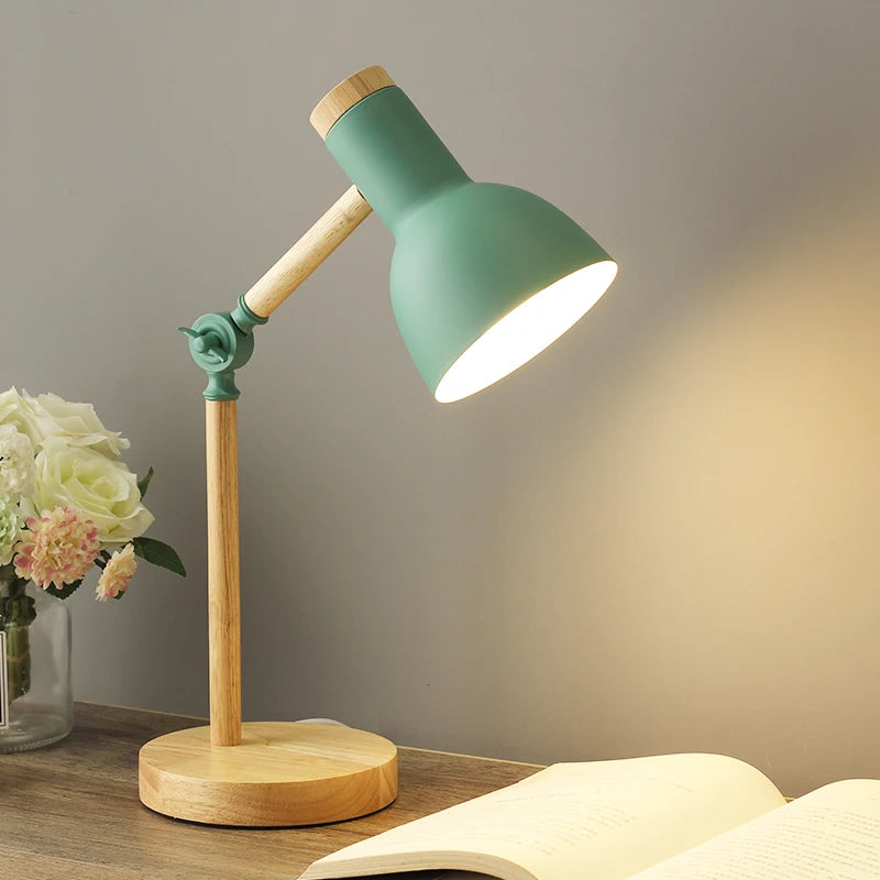 lampe de bureau nordique réglable pour lecture et protection des yeux - vue 6 sur 11