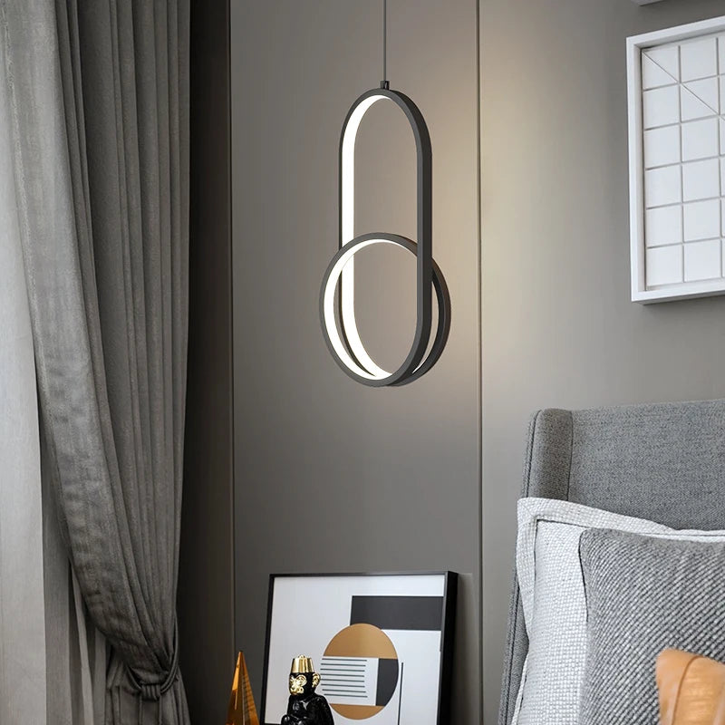 suspension de style moderne minimaliste de luxe - vue 4 sur 8