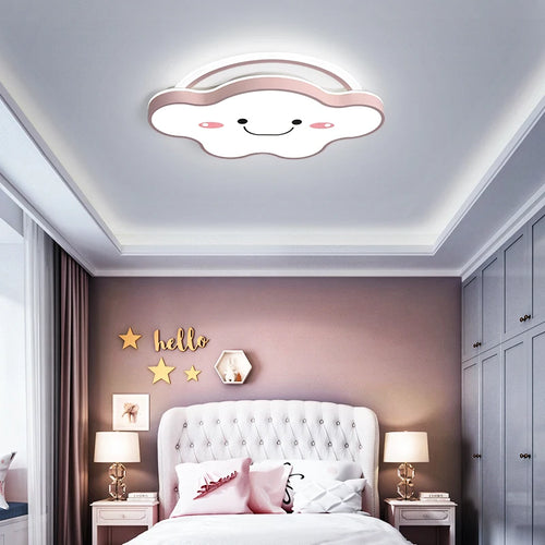 LED-Deckenleuchte nordisches Design modern für Kinderzimmer und Studenten - vue 4 sur 12