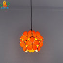 lampe à pétales en verre style nordique pour décoration intérieure