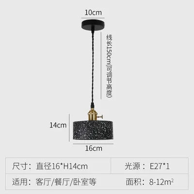 suspension industrielle en ciment pour table et bar - vue 19 sur 23