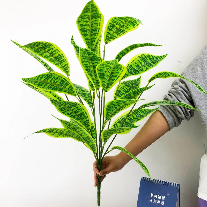 grand arbre artificiel monstera tropical pour décoration intérieure et jardin - vue 11 sur 13