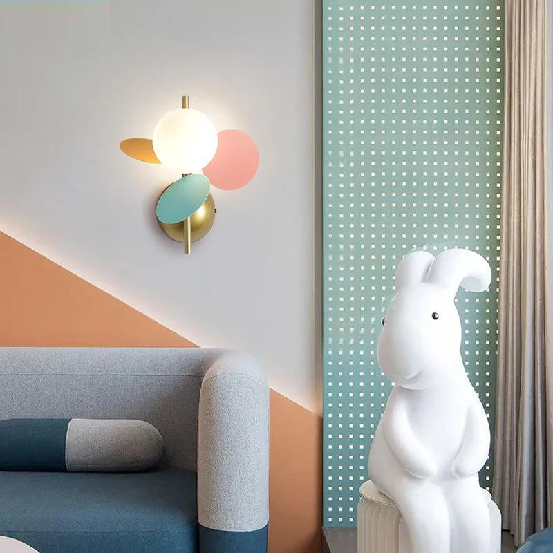 applique murale créative en forme de feuilles pour enfants - vue 6 sur 15