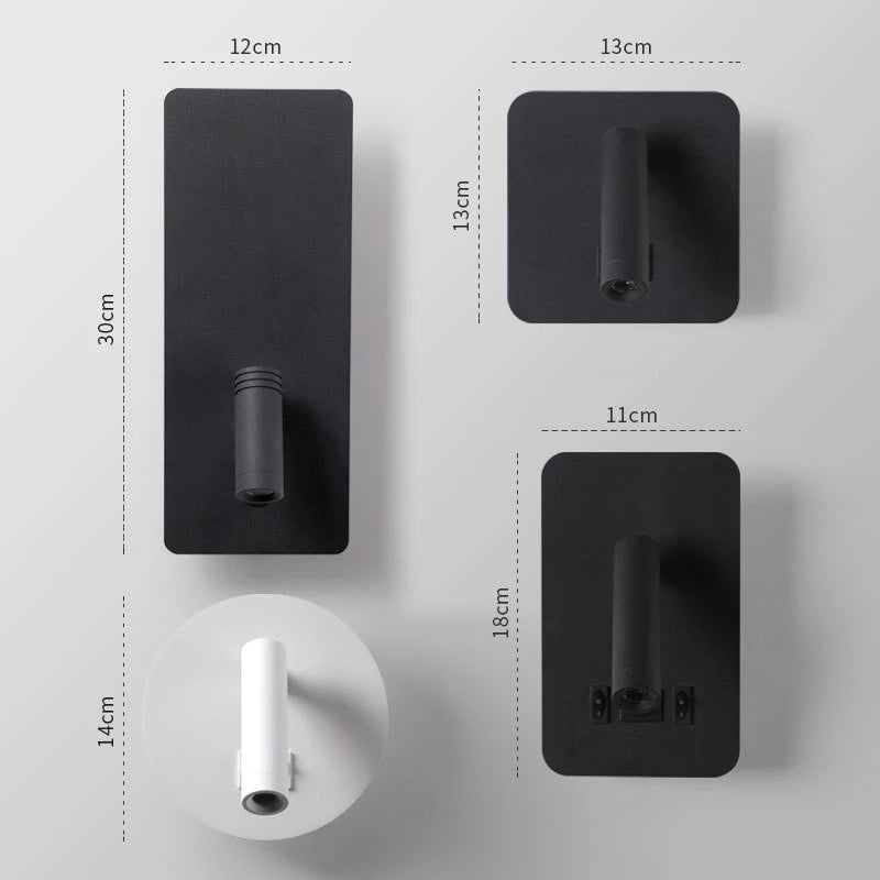 Minimalistischer LED-Kronleuchter mit Projektor-Schalter für dekorative Beleuchtung - vue 5 sur 14