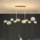 lustre led nordique moderne en boule de verre éclairage industriel