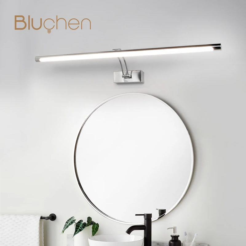 applique murale led moderne pour miroir intérieure longue lumière