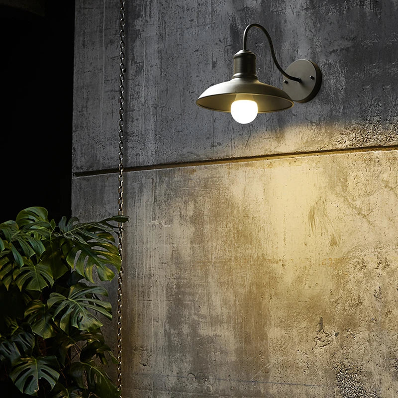 lumière extérieure étanche style loft américain vintage - vue 4 sur 12