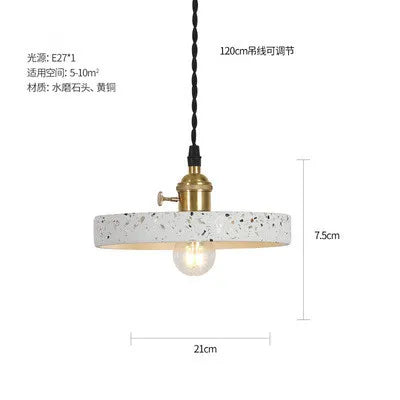 suspension industrielle en ciment pour table et bar - vue 13 sur 23