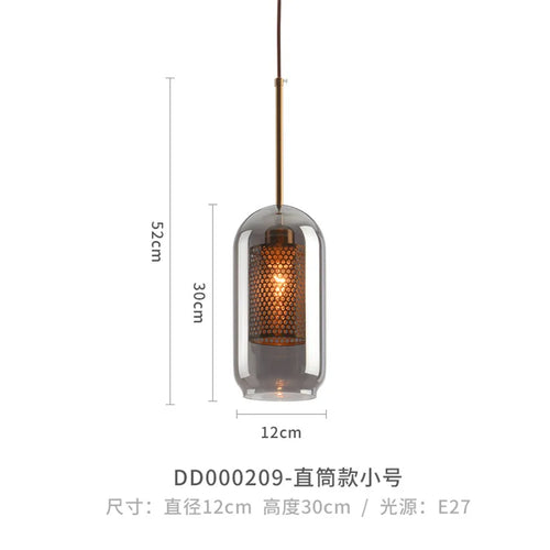 Moderne Pendelleuchte aus Glas für elegante Wohnraumdekoration - vue 14 sur 17