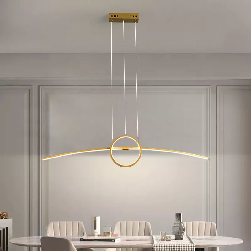 Suspension LED moderne créatif suspension maison intelligente Alexa - vue 3 sur 8