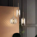Moderne Pendelleuchte aus Glas für elegante Wohnraumdekoration