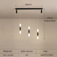 Moderner LED-Kronleuchter mit verstellbarem Design für verschiedene Räume
