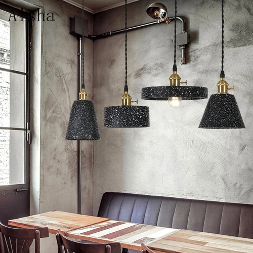 suspension industrielle en ciment pour table et bar - vue 7 sur 23