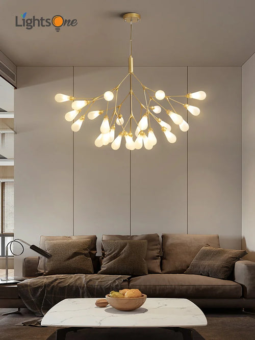 Postmoderner Kronleuchter Luciole für ein elegantes und kreatives Interieur - vue 2 sur 23