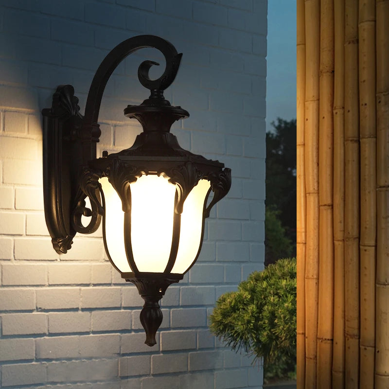 applique murale extérieure rétro pour balcon et jardin - vue 11 sur 12