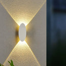Moderne LED-Wandleuchte für innen und außen, minimalistisch