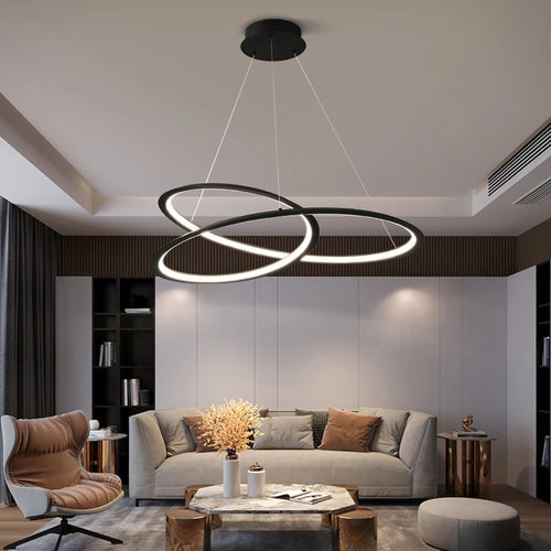 Moderne minimalistische Pendelleuchte für eine kreative Atmosphäre - vue 4 sur 5