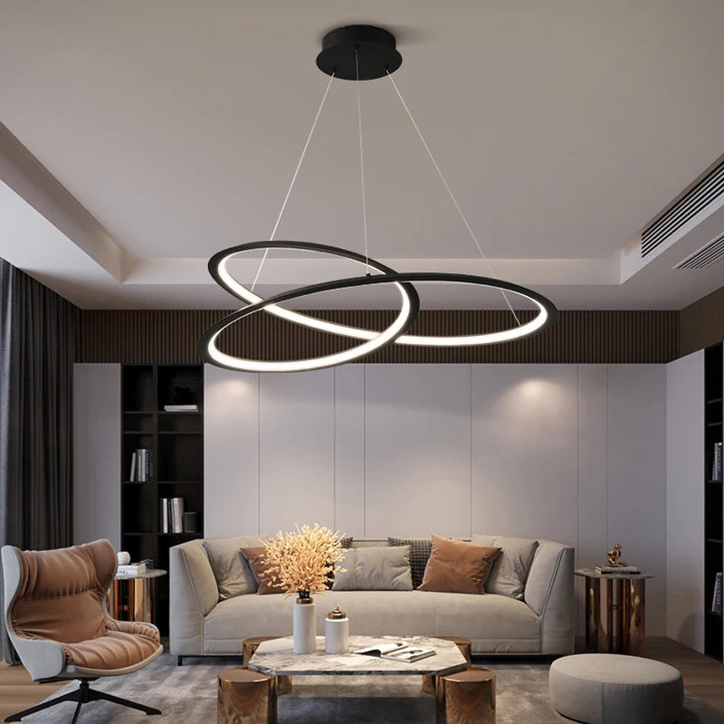Moderne minimalistische Pendelleuchte für eine kreative Atmosphäre - vue 4 sur 5