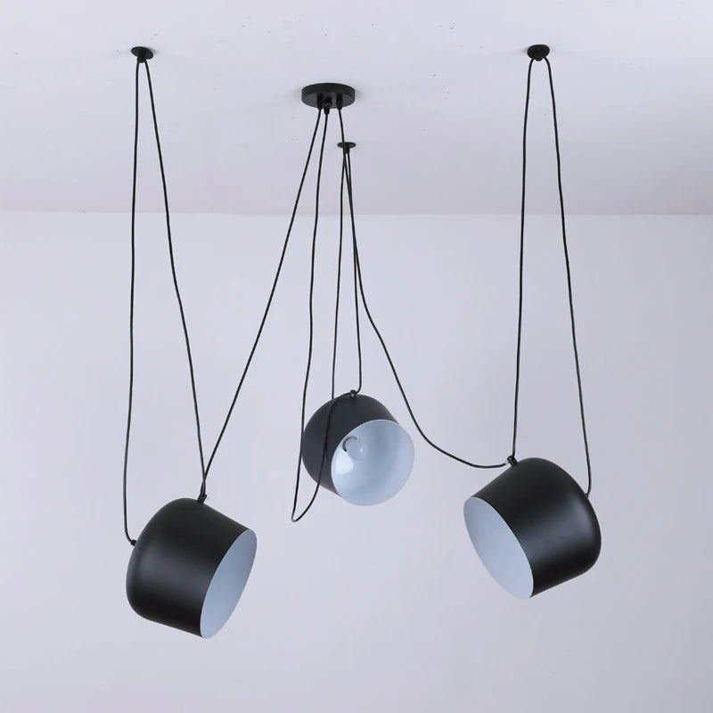 Suspension industrielles modernes d'araignée de conception Variable pour la salle de plongée/Restaurants lampes suspendues de cuisine luminaires E27 lampe à LED - vue 7 sur 6