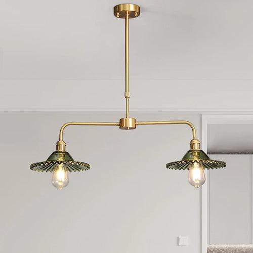 All copper dining room, simple table lamp, modern retro, nostalgic, Nordic porch, coffee shop, American style country Chandelier