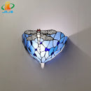 Wandleuchte aus Glas im Libellenmotiv im Tiffany-Stil für stilvolle Inneneinrichtung
