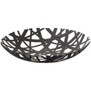2498 Tower Fruit Bowl - Modern Kitchen Counter Basket Holder,Black