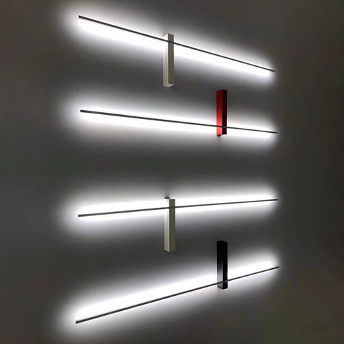 Minimalistische LED-Wandleuchte modernes Design für stilvolle Innenräume - vue 4 sur 15