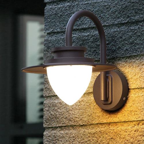 Außenwandleuchte Terrassenlampe 110V wasserdichte Gartenleuchte für Eingang und Veranda - vue 3 sur 7