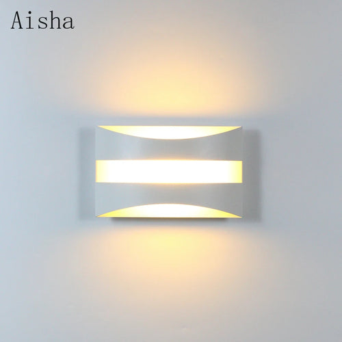 10W LED Wall Lamp Wrought Iron Wall Light  Indoor Corridor Staircase Living Room Bedroom Bedside Decorative Lighting