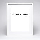cadre en bois pour peinture et photo avec passe-partout