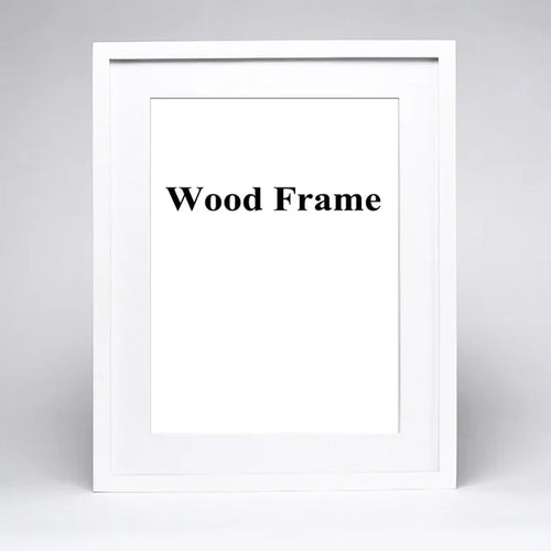 cadre en bois pour peinture et photo avec passe-partout