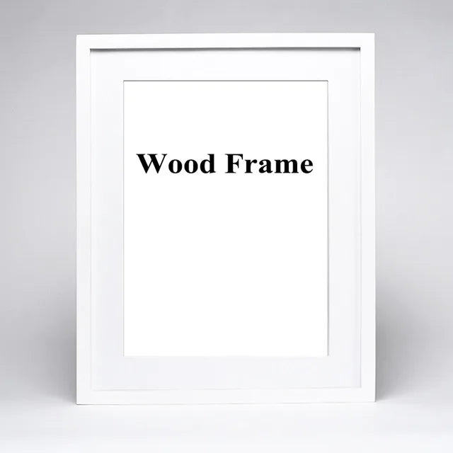 cadre en bois pour peinture et photo avec passe-partout - vue 10 sur 17