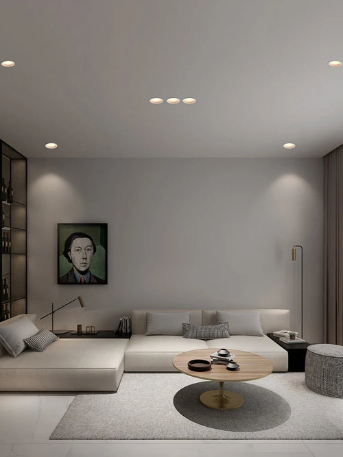 LED-Einbauspot Rund Deckenleuchte Innenbeleuchtung - vue 3 sur 9