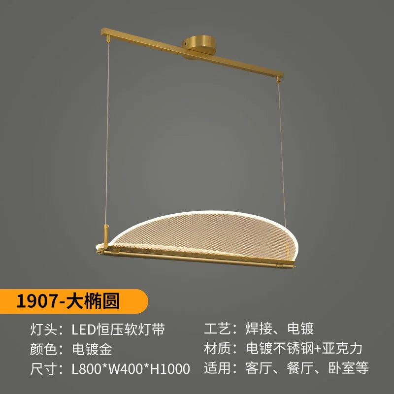 Minimalistische Designer-Pendelleuchte für moderne Innenräume